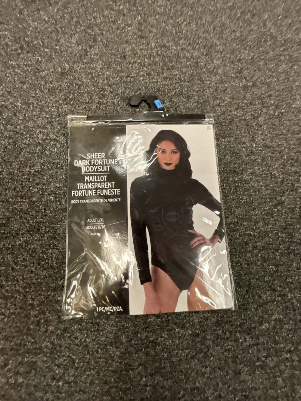 Sheer Dark Fortune Bodysuit Adult L/XL